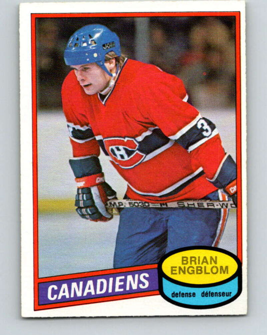 1980-81 O-Pee-Chee #304 Brian Engblom  Montreal Canadiens  V40177