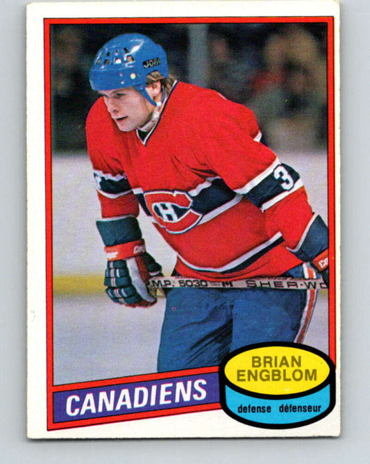 1980-81 O-Pee-Chee #304 Brian Engblom  Montreal Canadiens  V40180