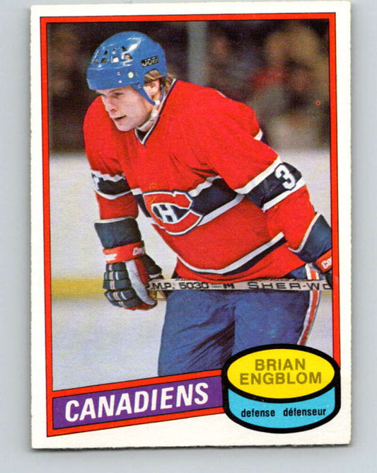 1980-81 O-Pee-Chee #304 Brian Engblom  Montreal Canadiens  V40183