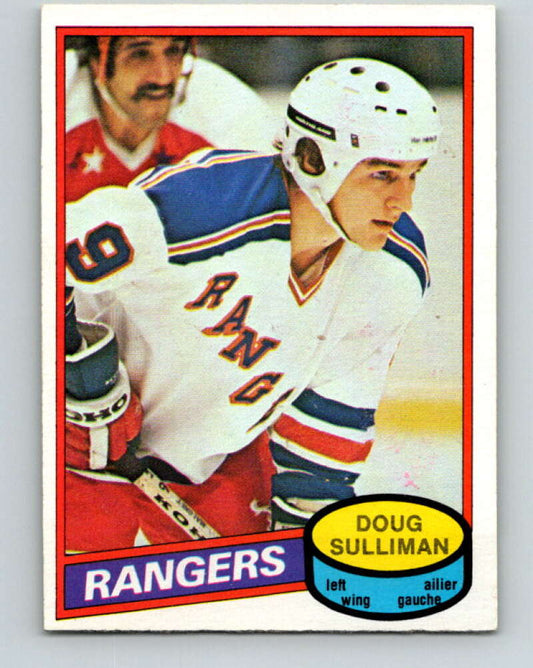 1980-81 O-Pee-Chee #306 Doug Sulliman  RC Rookie New York Rangers  V40198