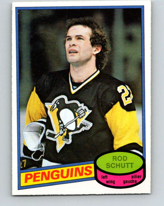 1980-81 O-Pee-Chee #307 Rod Schutt  Pittsburgh Penguins  V40206