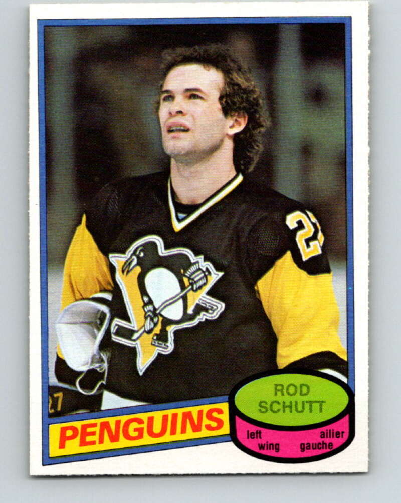 1980-81 O-Pee-Chee #307 Rod Schutt  Pittsburgh Penguins  V40211