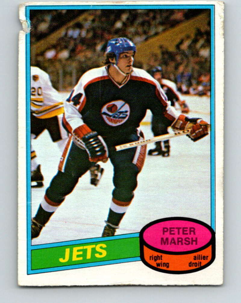 1980-81 O-Pee-Chee #314 Peter Marsh  Winnipeg Jets  V40289