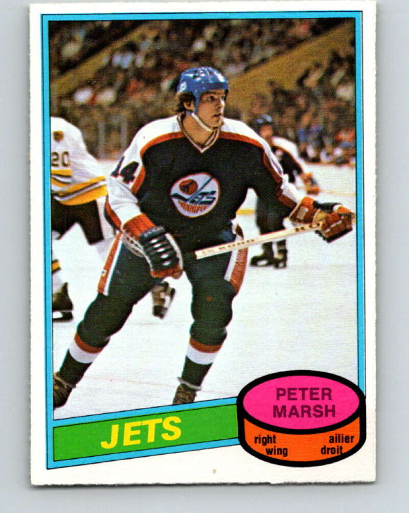 1980-81 O-Pee-Chee #314 Peter Marsh  Winnipeg Jets  V40290