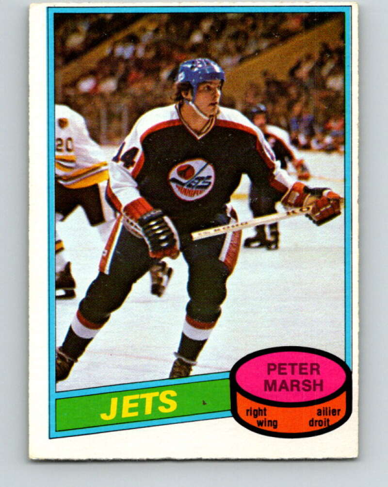 1980-81 O-Pee-Chee #314 Peter Marsh  Winnipeg Jets  V40292