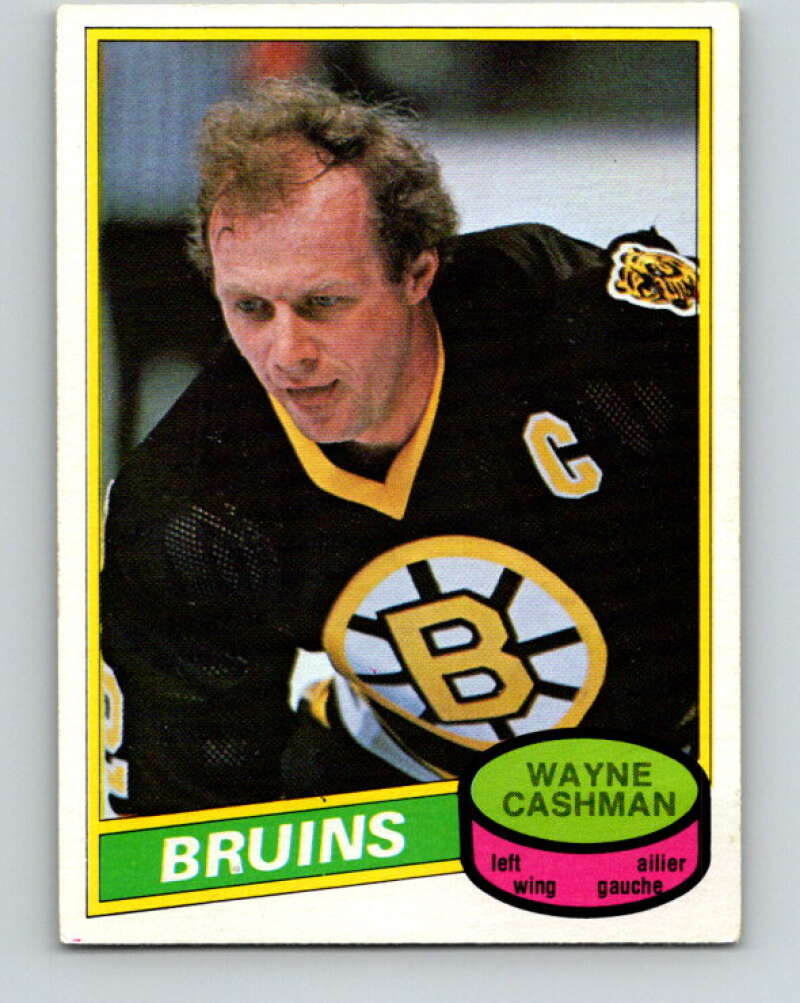 1980-81 O-Pee-Chee #318 Wayne Cashman  Boston Bruins  V40309