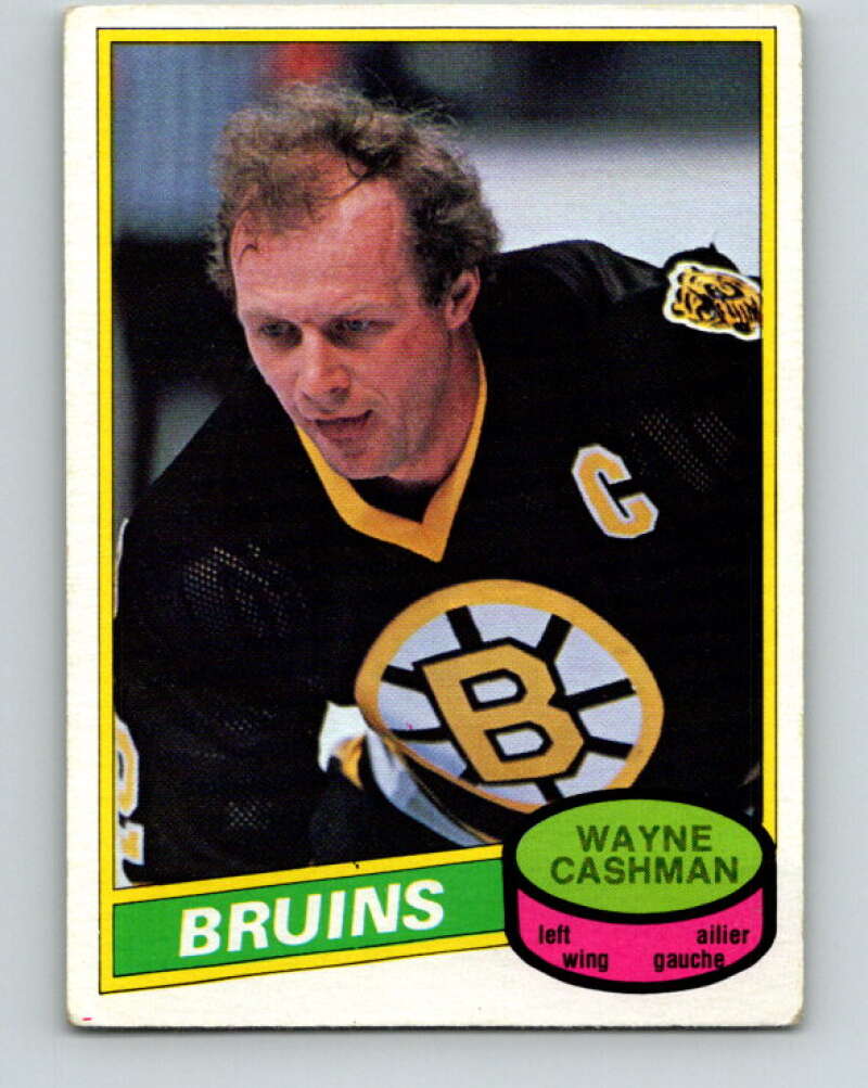 1980-81 O-Pee-Chee #318 Wayne Cashman  Boston Bruins  V40310
