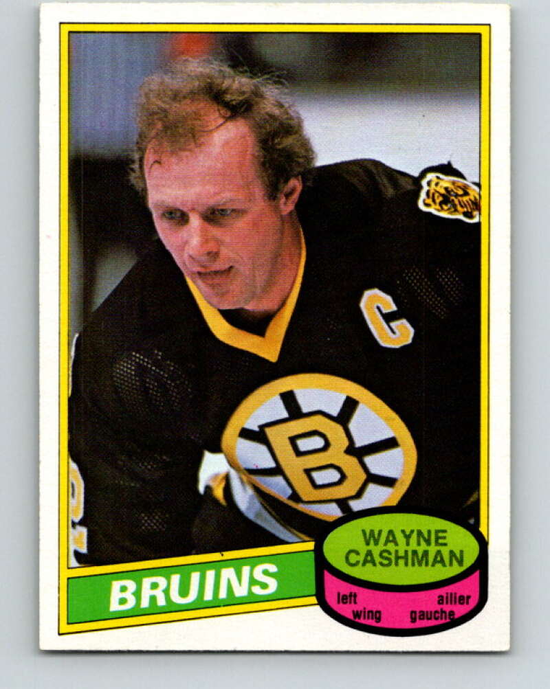 1980-81 O-Pee-Chee #318 Wayne Cashman  Boston Bruins  V40313