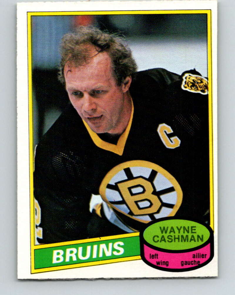 1980-81 O-Pee-Chee #318 Wayne Cashman  Boston Bruins  V40314