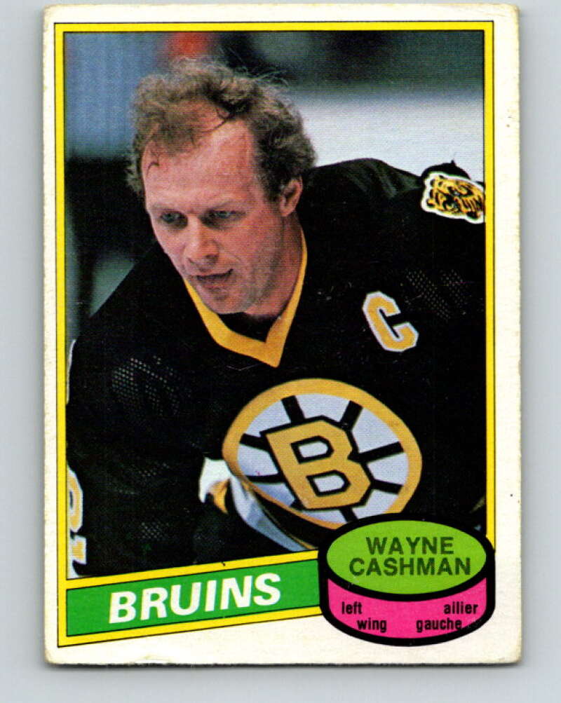 1980-81 O-Pee-Chee #318 Wayne Cashman  Boston Bruins  V40316