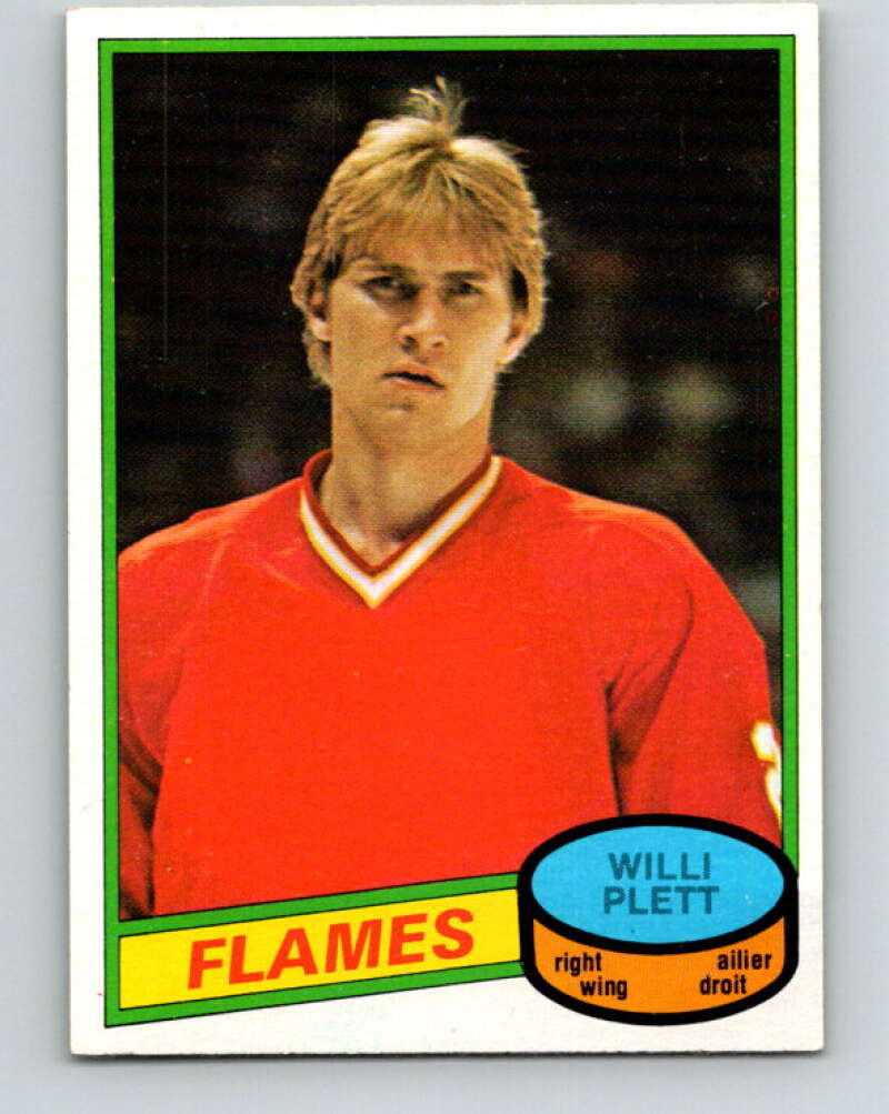 1980-81 O-Pee-Chee #320 Willi Plett  Calgary Flames  V40321