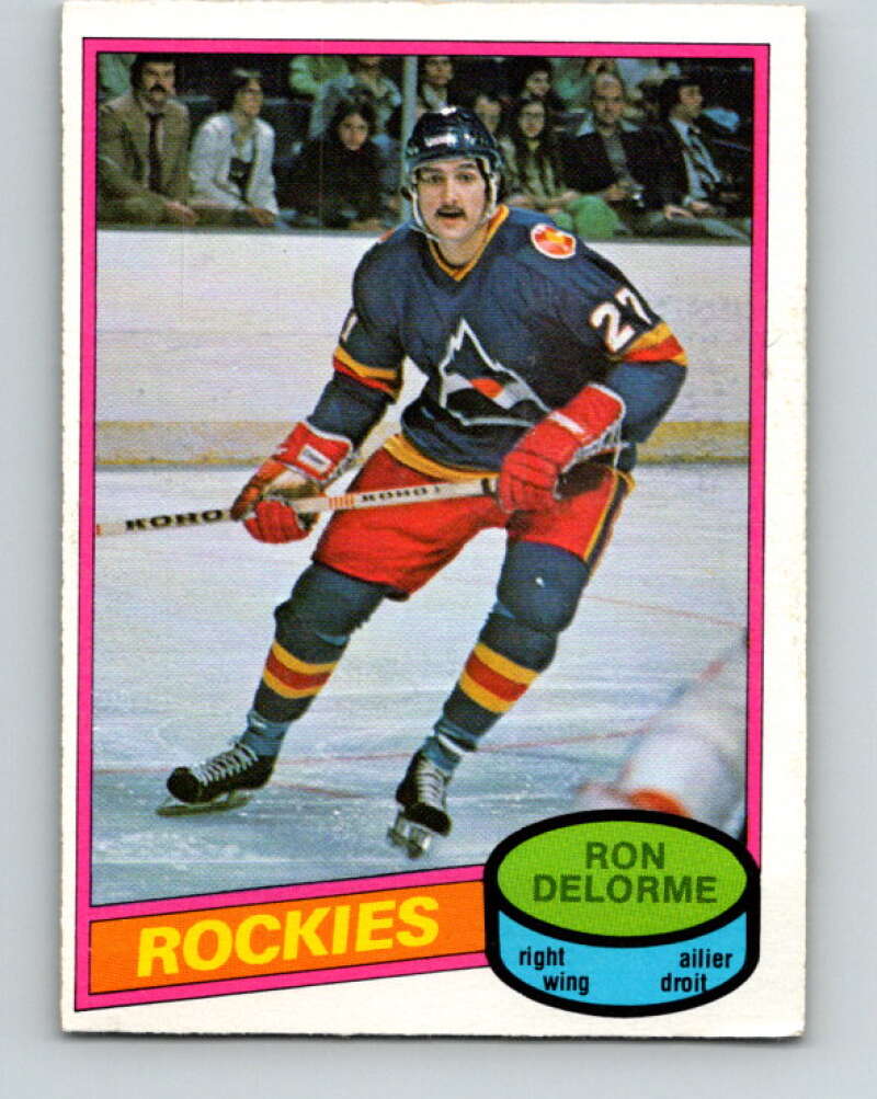 1980-81 O-Pee-Chee #321 Ron Delorme  Colorado Rockies  V40333