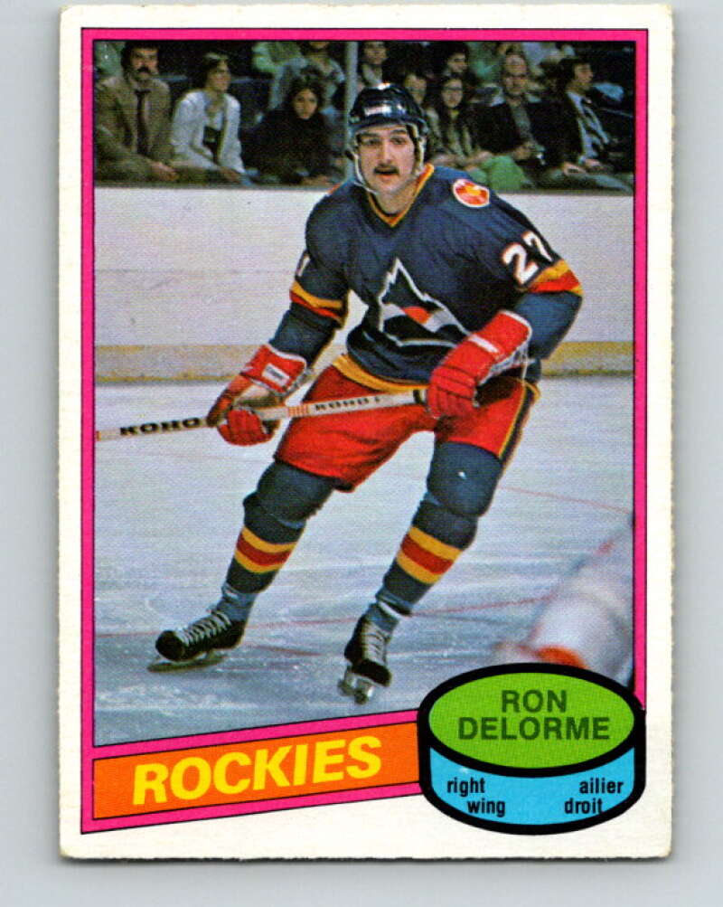 1980-81 O-Pee-Chee #321 Ron Delorme  Colorado Rockies  V40334