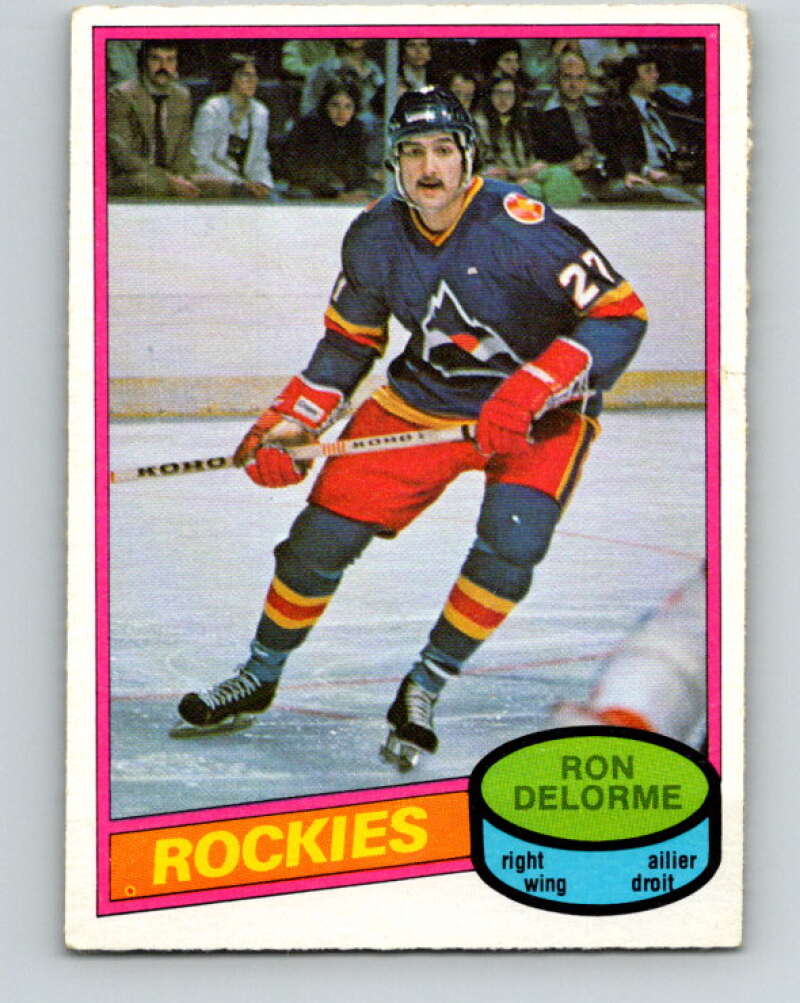 1980-81 O-Pee-Chee #321 Ron Delorme  Colorado Rockies  V40343