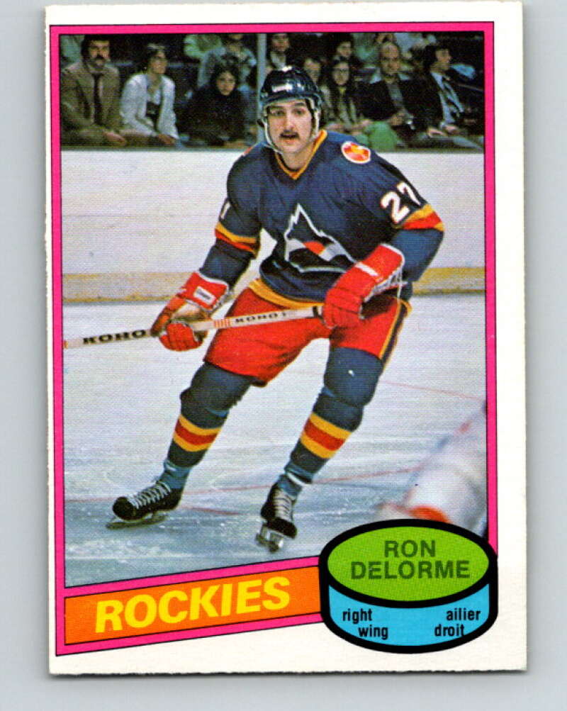 1980-81 O-Pee-Chee #321 Ron Delorme  Colorado Rockies  V40345