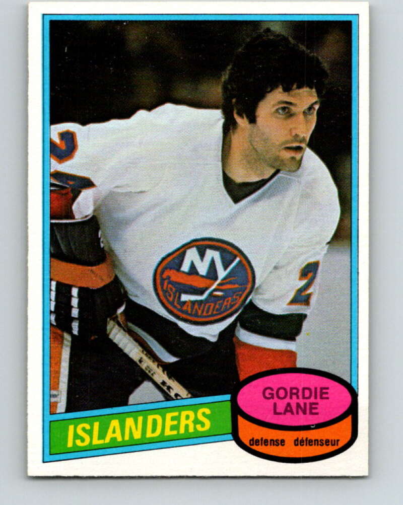 1980-81 O-Pee-Chee #323 Gord Lane  New York Islanders  V40359