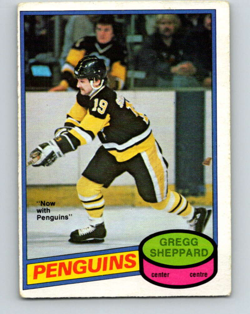 1980-81 O-Pee-Chee #325 Gregg Sheppard  Pittsburgh Penguins  V40373