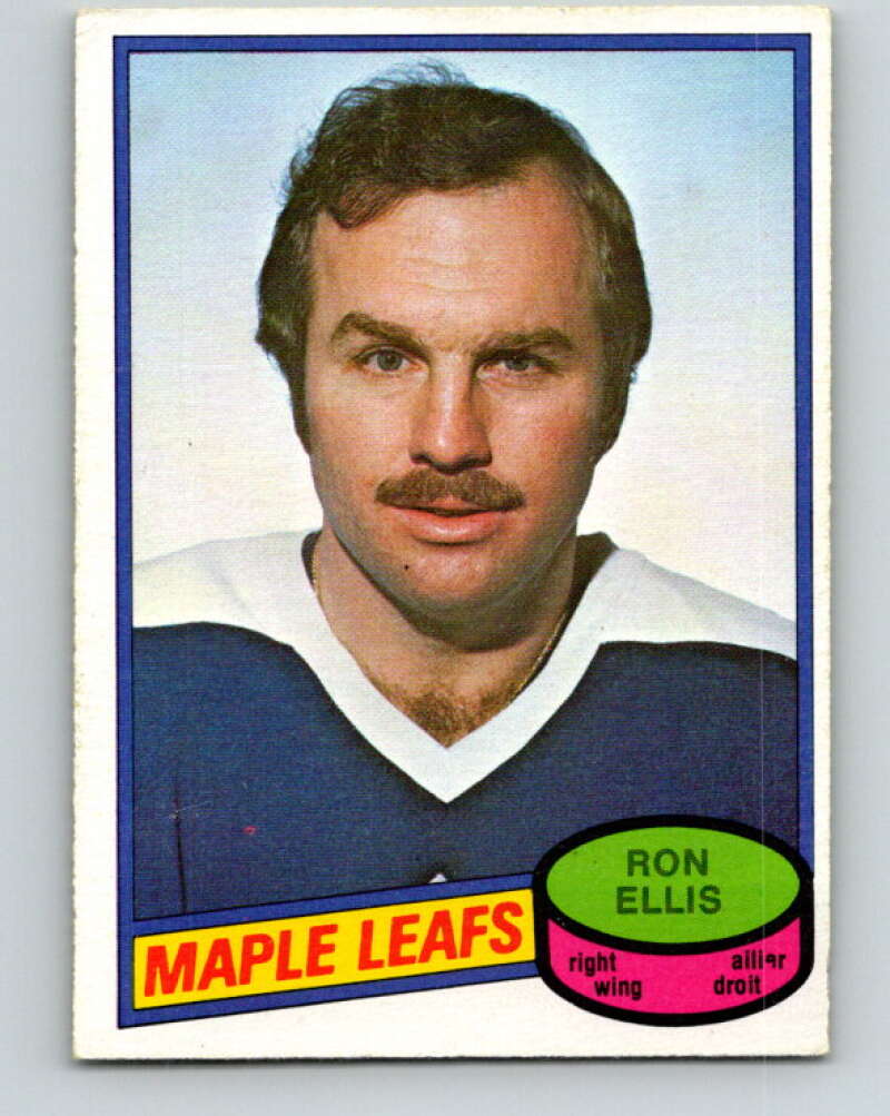 1980-81 O-Pee-Chee #329 Ron Ellis  Toronto Maple Leafs  V40404