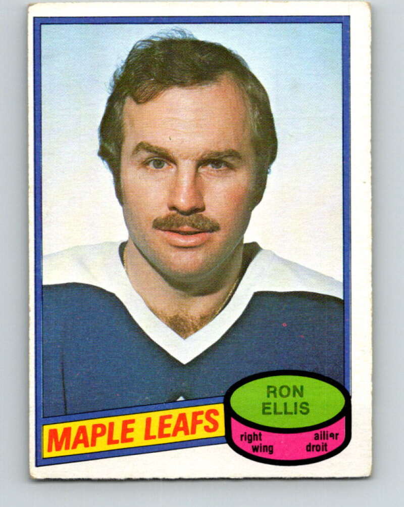 1980-81 O-Pee-Chee #329 Ron Ellis  Toronto Maple Leafs  V40405