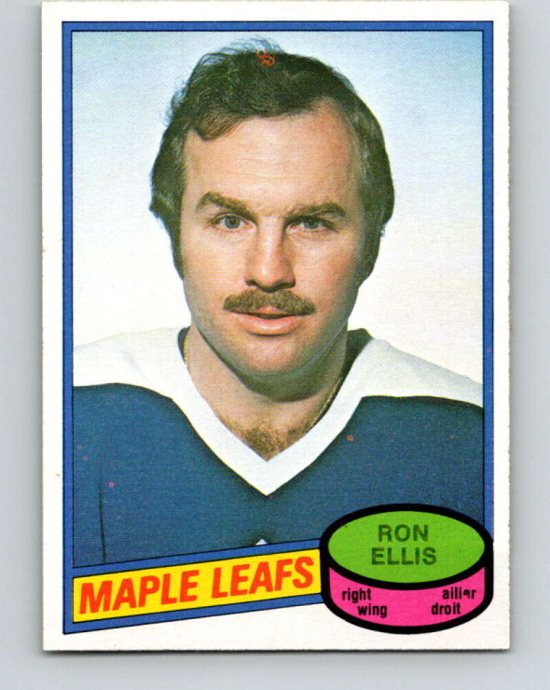 1980-81 O-Pee-Chee #329 Ron Ellis  Toronto Maple Leafs  V40409