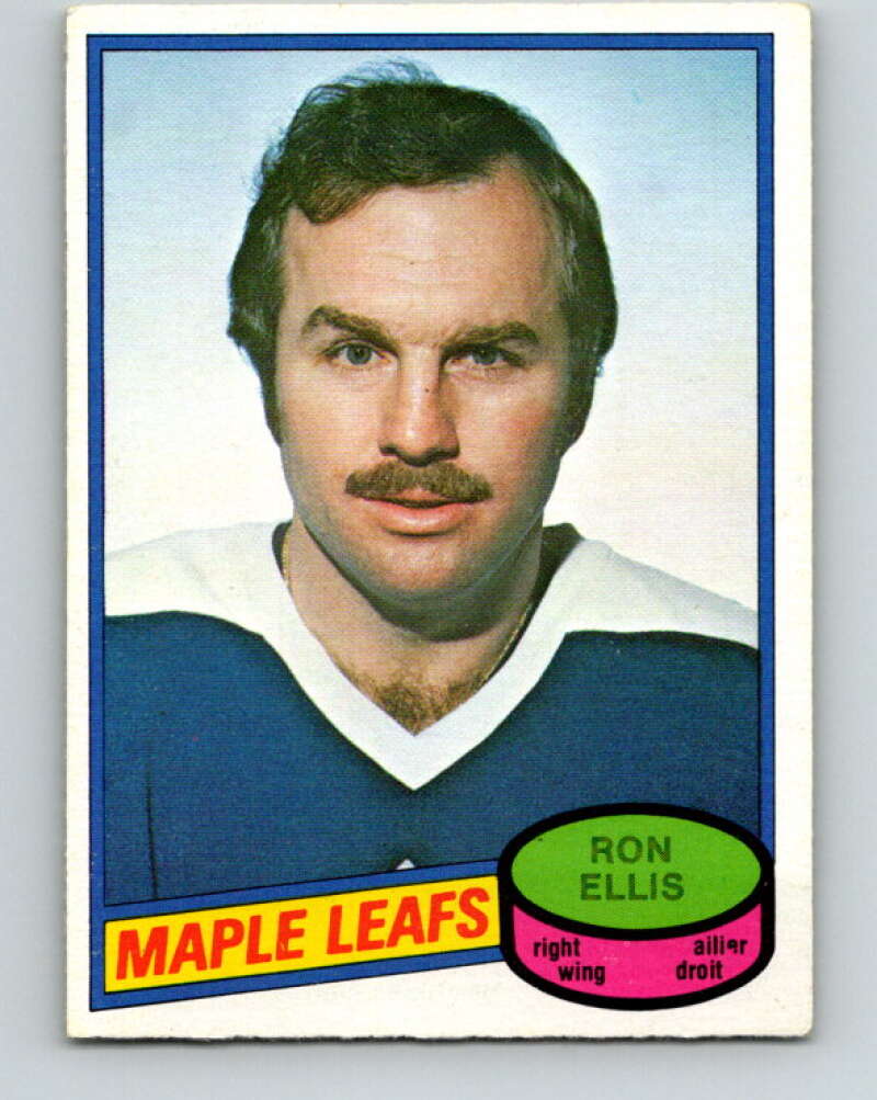 1980-81 O-Pee-Chee #329 Ron Ellis  Toronto Maple Leafs  V40411
