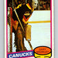 1980-81 O-Pee-Chee #330 Gary Bromley UER  Vancouver Canucks  V40424