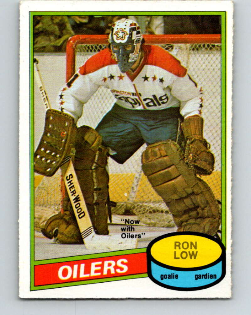 1980-81 O-Pee-Chee #333 Ron Low  Edmonton Oilers  V40452