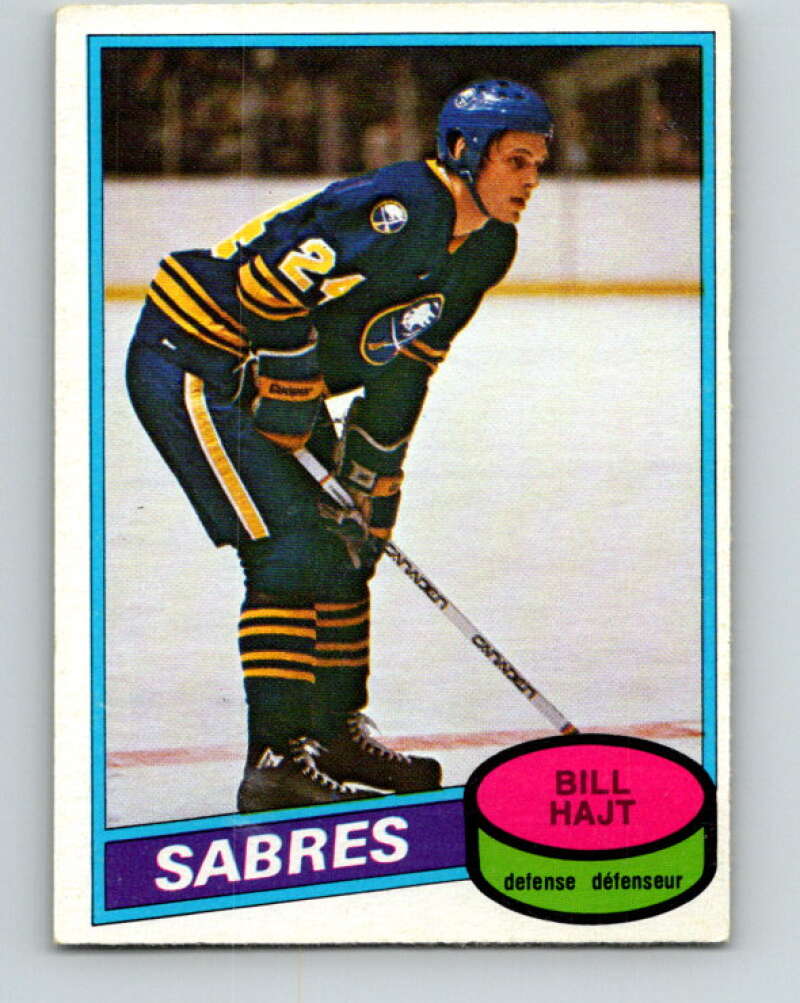 1980-81 O-Pee-Chee #337 Bill Hajt  Buffalo Sabres  V40493