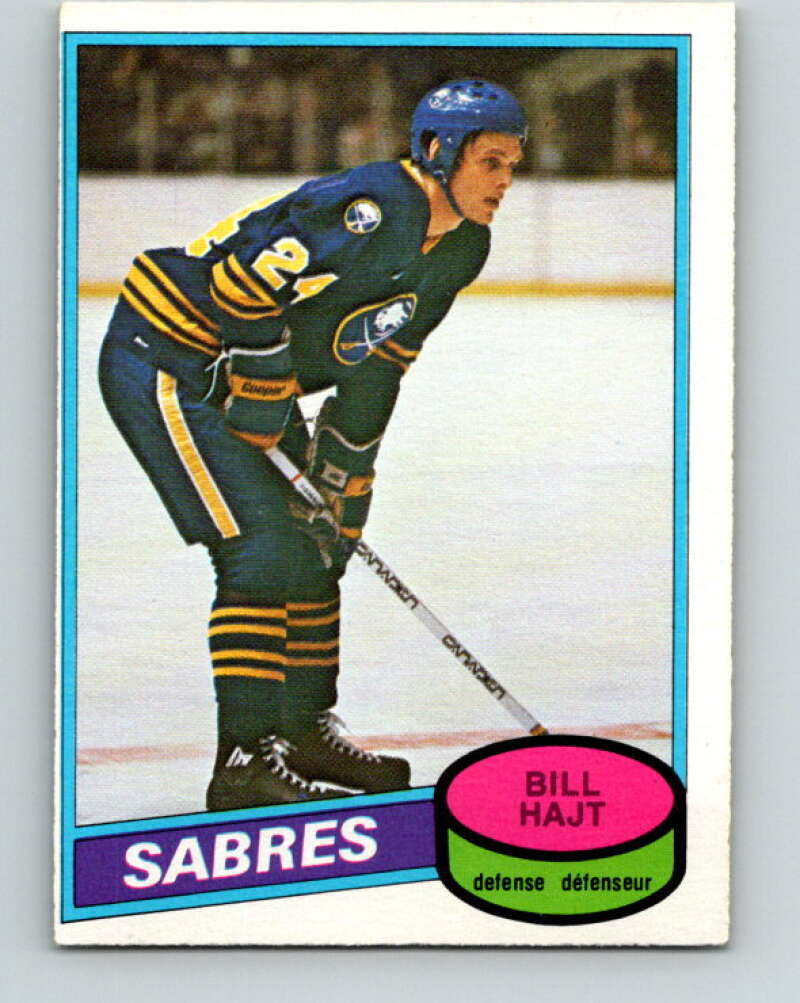 1980-81 O-Pee-Chee #337 Bill Hajt  Buffalo Sabres  V40499