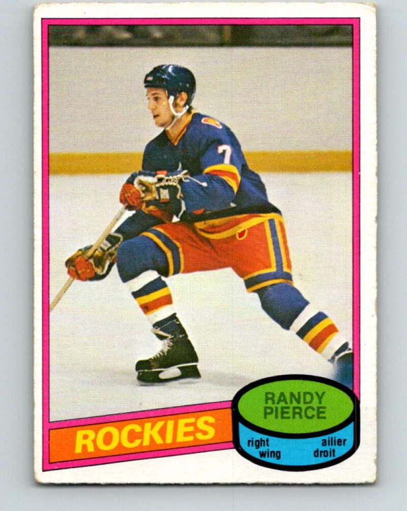 1980-81 O-Pee-Chee #340 Randy Pierce  Colorado Rockies  V40521