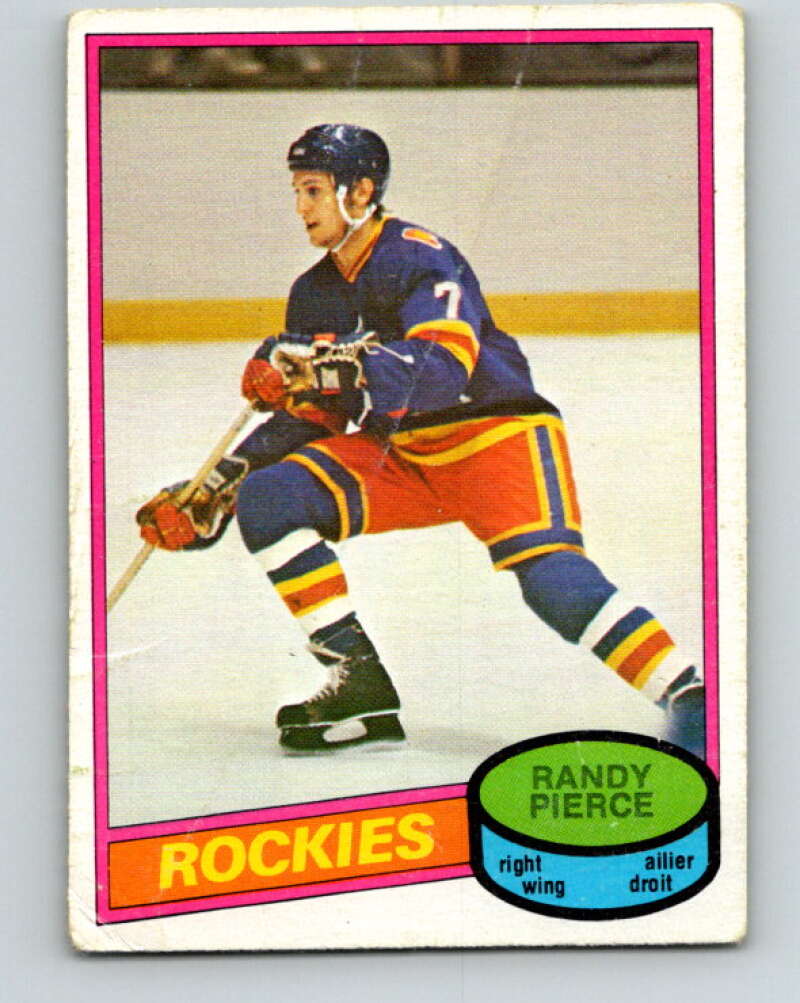 1980-81 O-Pee-Chee #340 Randy Pierce  Colorado Rockies  V40522