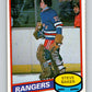 1980-81 O-Pee-Chee #346 Steve Baker  RC Rookie New York Rangers  V40571