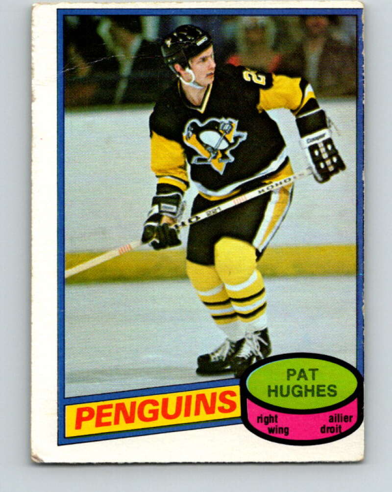 1980-81 O-Pee-Chee #347 Pat Hughes  Pittsburgh Penguins  V40581