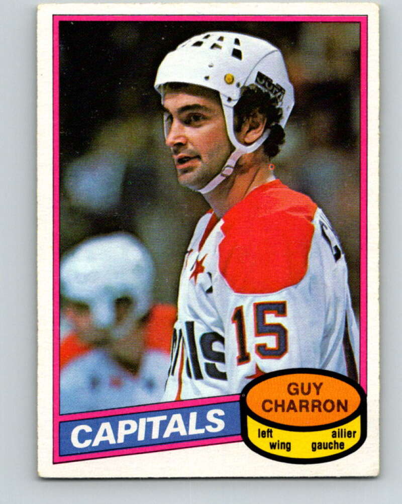 1980-81 O-Pee-Chee #352 Guy Charron  Washington Capitals  V40637