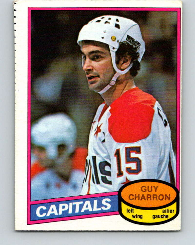 1980-81 O-Pee-Chee #352 Guy Charron  Washington Capitals  V40640