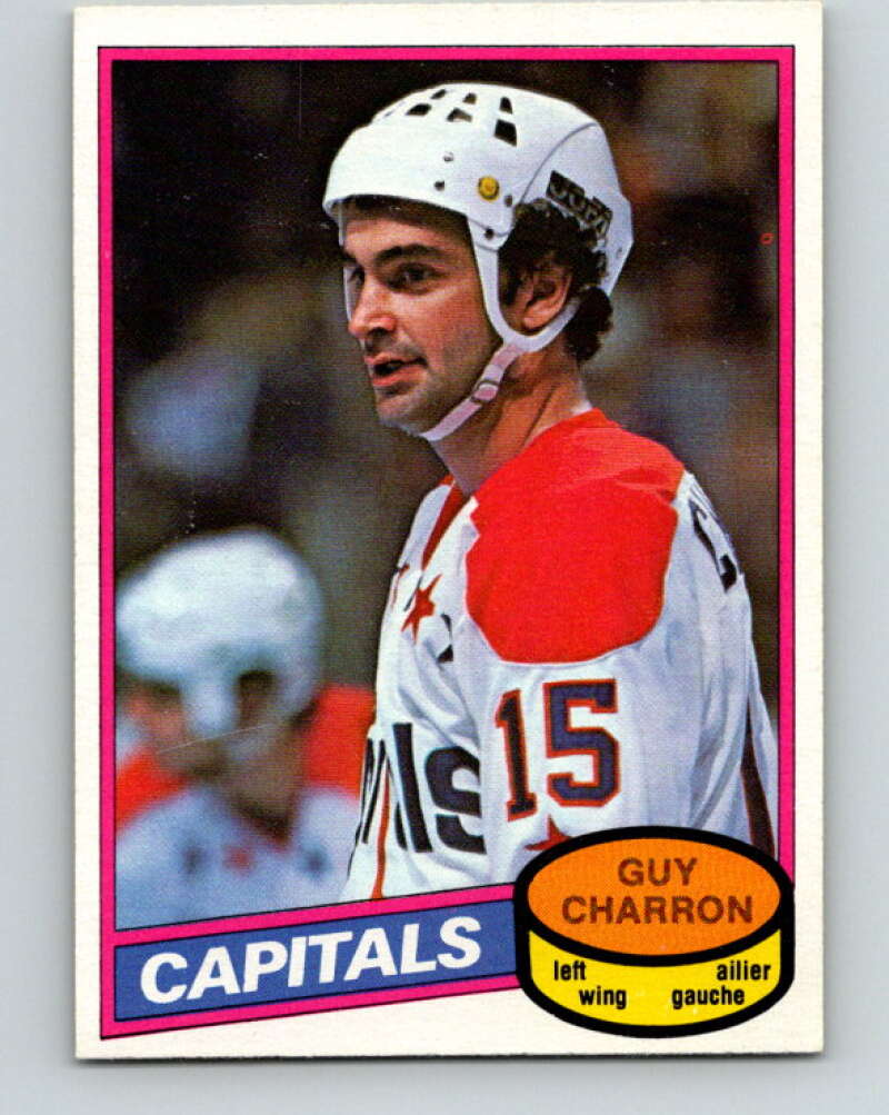 1980-81 O-Pee-Chee #352 Guy Charron  Washington Capitals  V40642