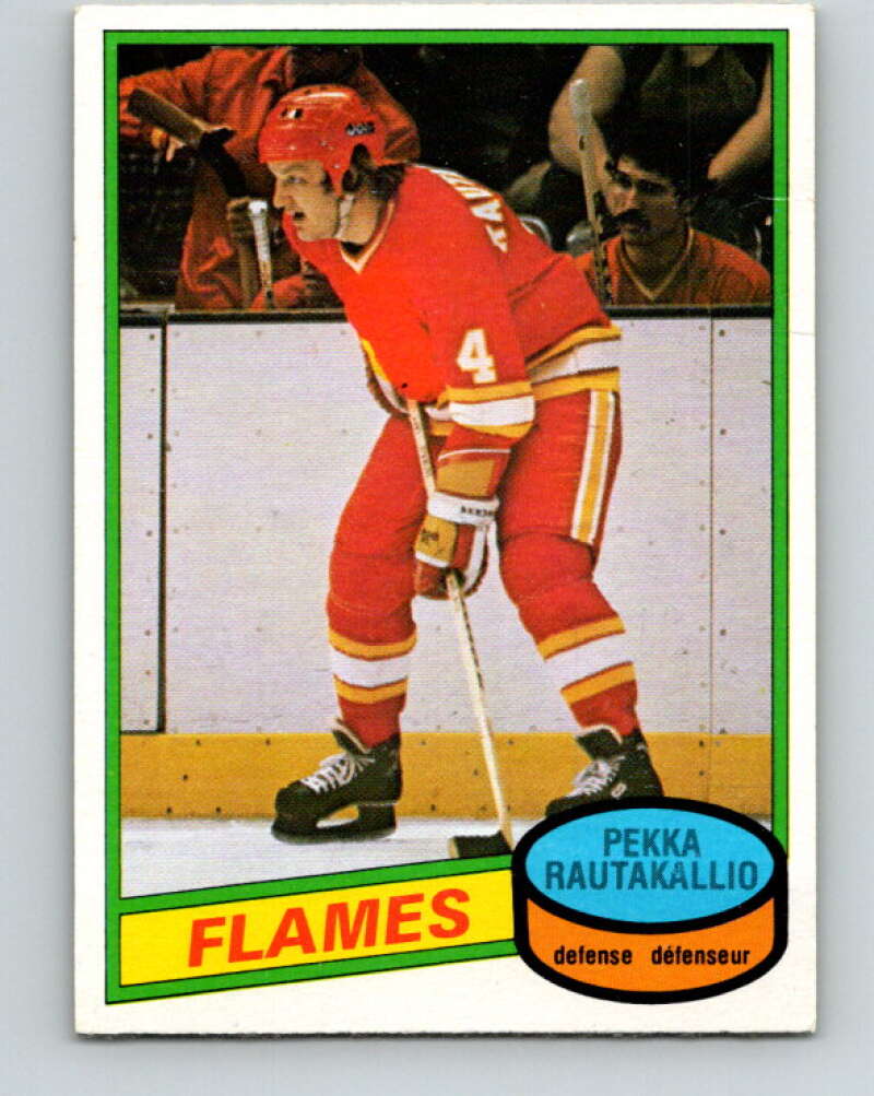 1980-81 O-Pee-Chee #356 Pekka Rautakallio  Calgary Flames  V40659