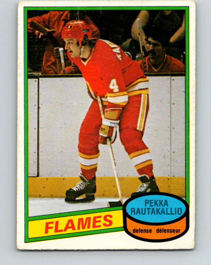 1980-81 O-Pee-Chee #356 Pekka Rautakallio  Calgary Flames  V40662