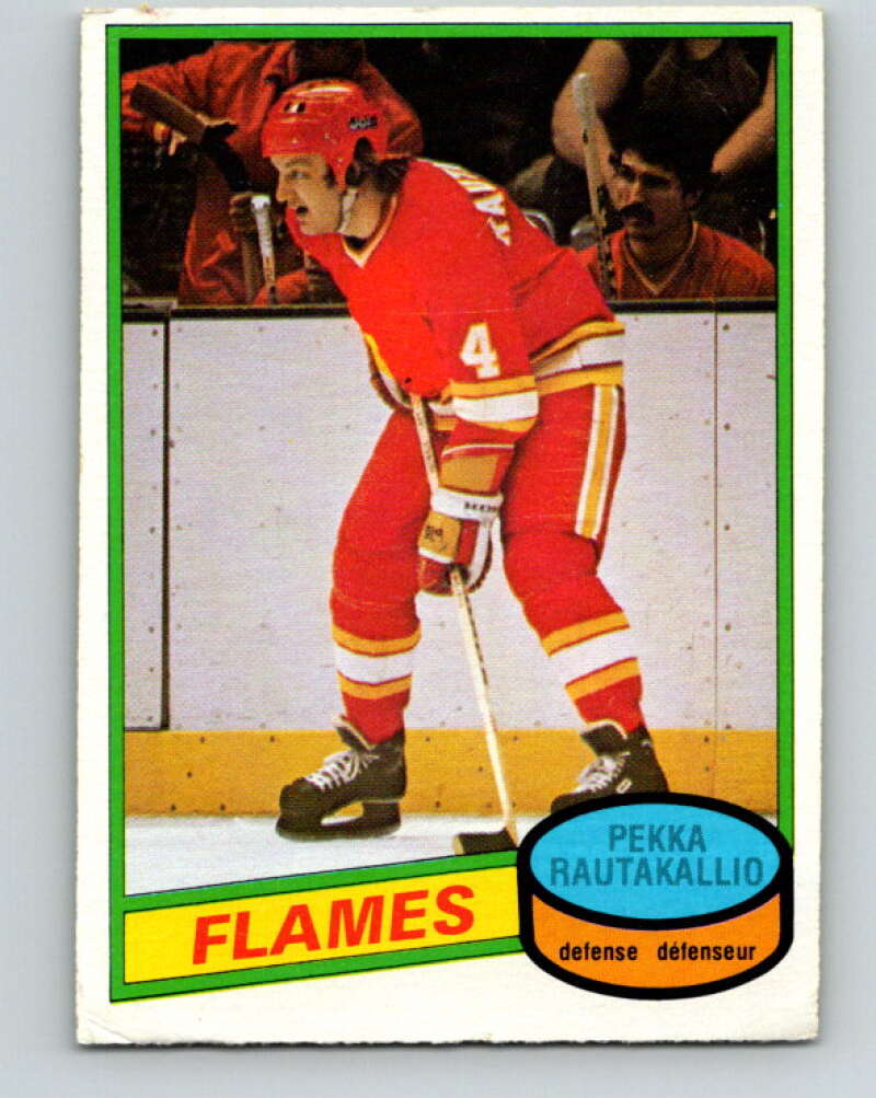 1980-81 O-Pee-Chee #356 Pekka Rautakallio  Calgary Flames  V40663