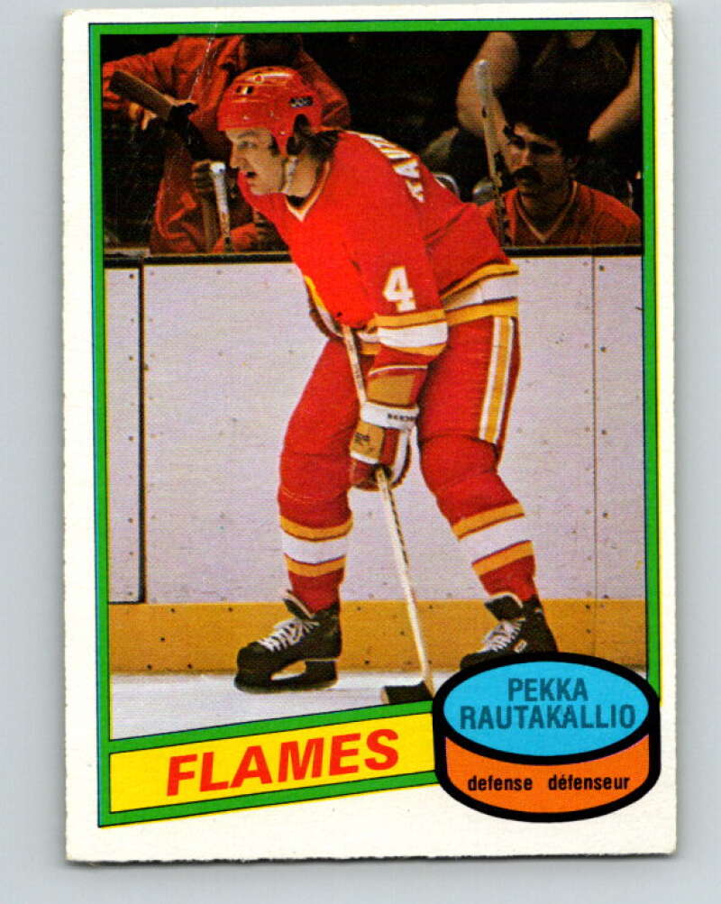 1980-81 O-Pee-Chee #356 Pekka Rautakallio  Calgary Flames  V40664