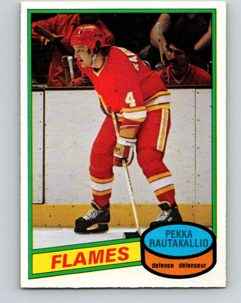 1980-81 O-Pee-Chee #356 Pekka Rautakallio  Calgary Flames  V40665