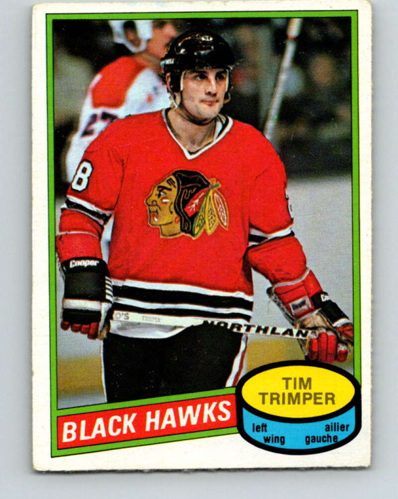 1980-81 O-Pee-Chee #357 Tim Trimper  RC Rookie Chicago Blackhawks  V40667