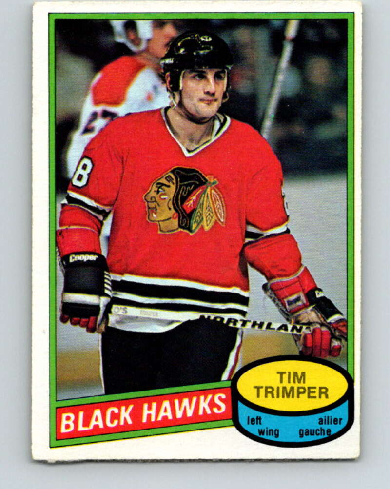 1980-81 O-Pee-Chee #357 Tim Trimper  RC Rookie Chicago Blackhawks  V40668