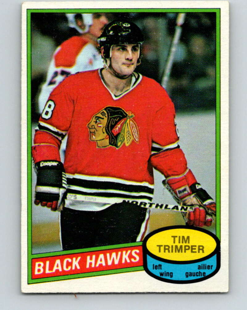 1980-81 O-Pee-Chee #357 Tim Trimper  RC Rookie Chicago Blackhawks  V40672