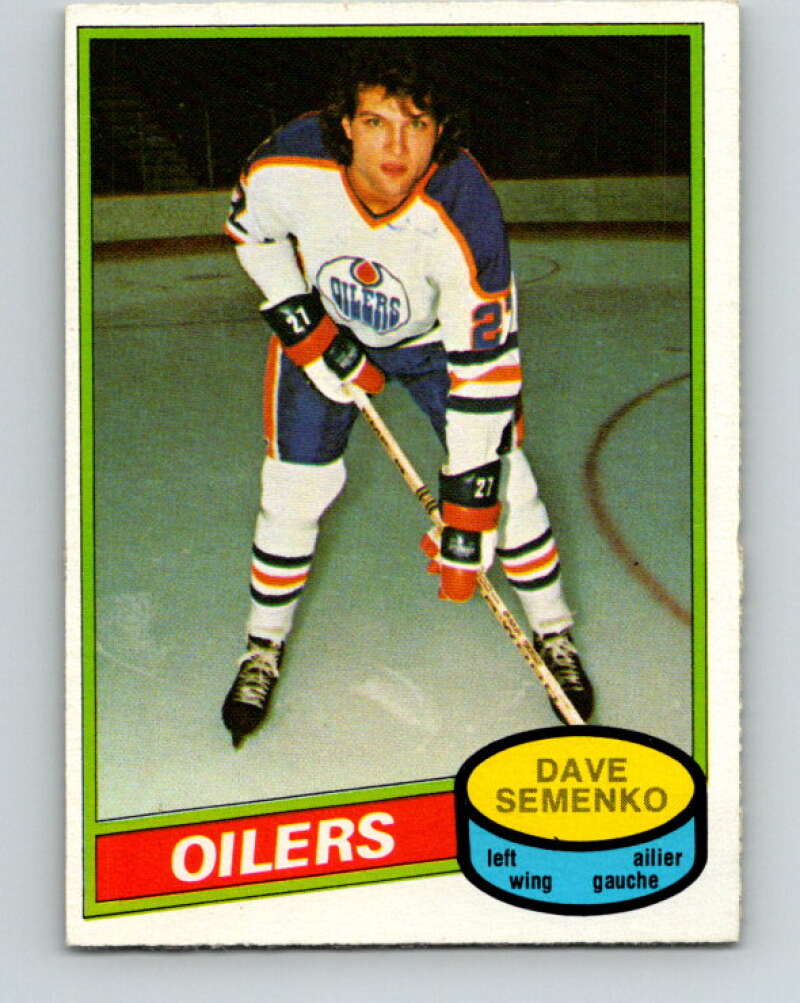 1980-81 O-Pee-Chee #360 Dave Semenko  Edmonton Oilers  V40695