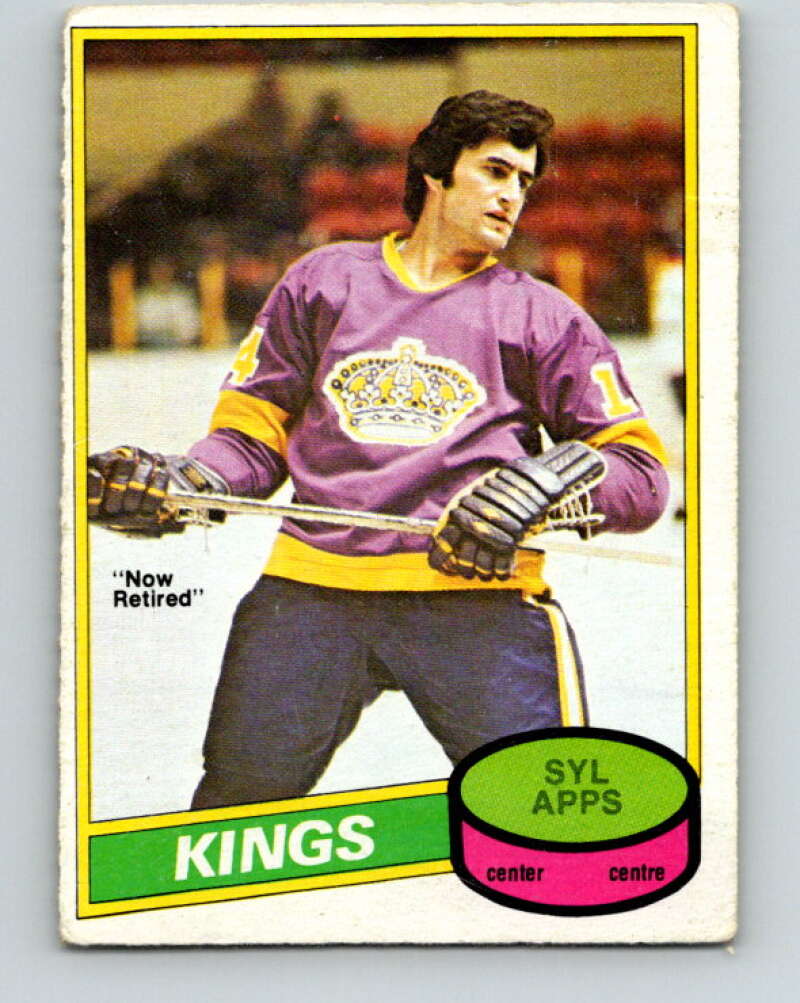 1980-81 O-Pee-Chee #362 Syl Apps Jr.  Los Angeles Kings  V40711