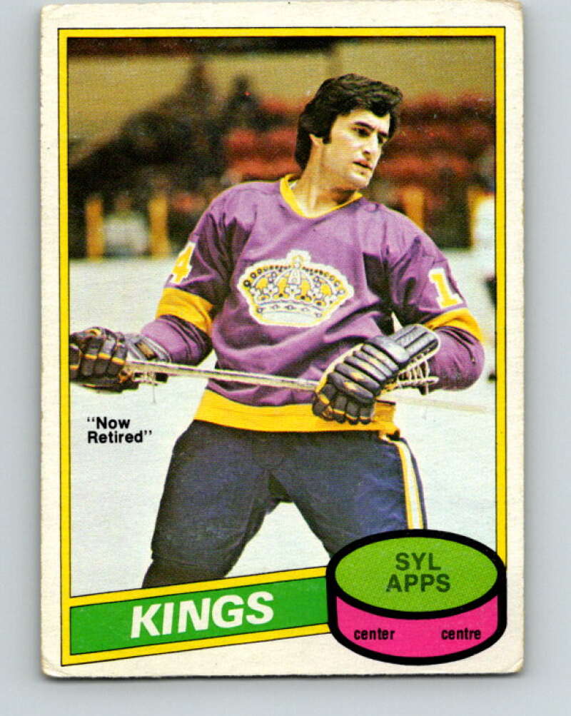 1980-81 O-Pee-Chee #362 Syl Apps Jr.  Los Angeles Kings  V40712
