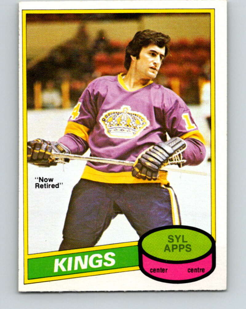 1980-81 O-Pee-Chee #362 Syl Apps Jr.  Los Angeles Kings  V40715