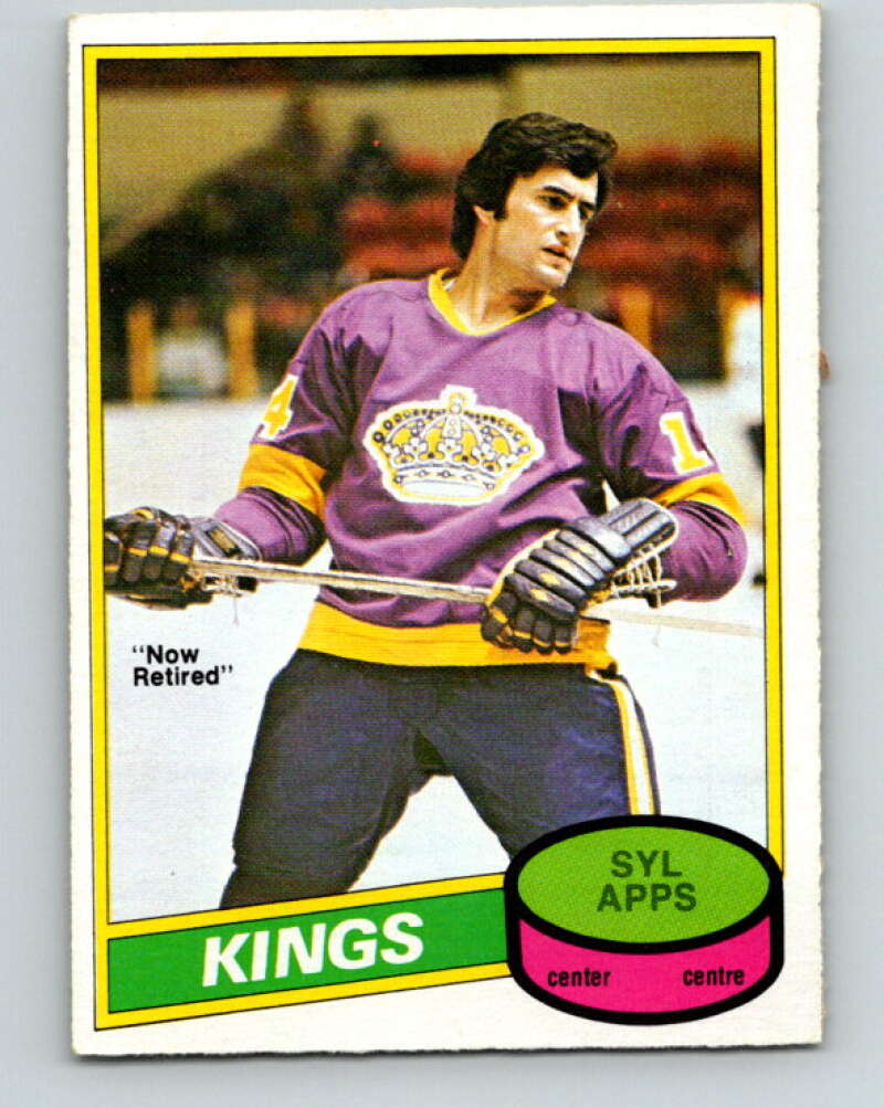 1980-81 O-Pee-Chee #362 Syl Apps Jr.  Los Angeles Kings  V40716