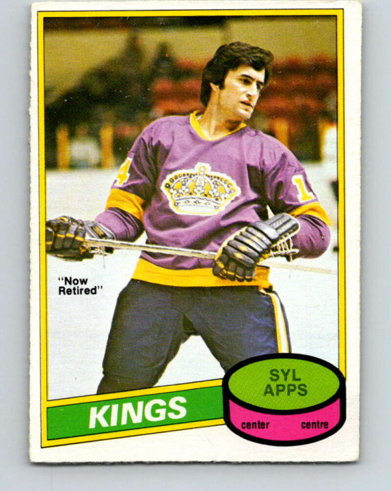 1980-81 O-Pee-Chee #362 Syl Apps Jr.  Los Angeles Kings  V40717